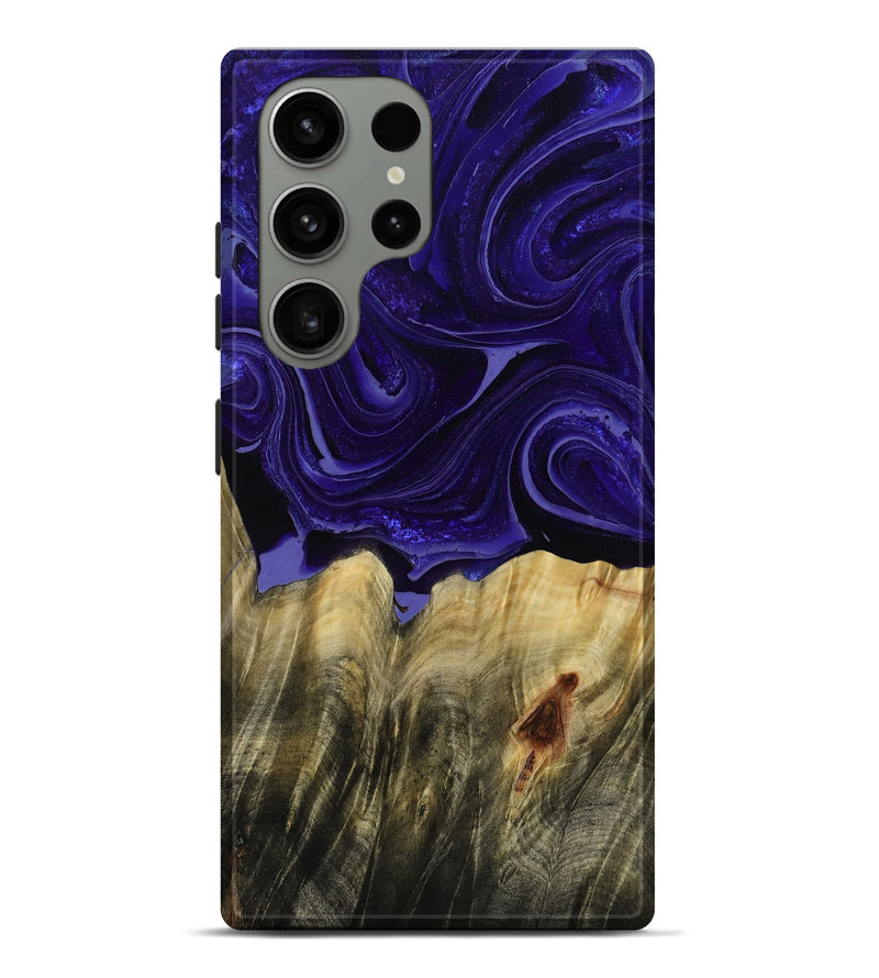 Galaxy S23 Ultra Wood Live Edge Phone Case - Kenisha (Purple, 789252)