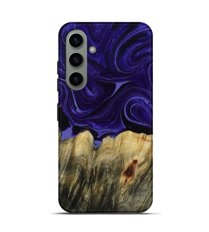 Galaxy S24 Wood Live Edge Phone Case - Kenisha (Purple, 789252)
