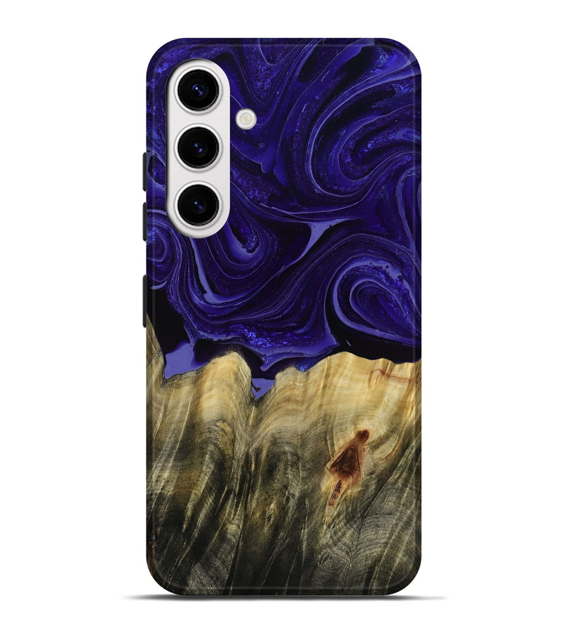 Galaxy S25 Plus Wood Live Edge Phone Case - Kenisha (Purple, 789252)