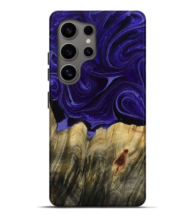 Galaxy S25 Ultra Wood Live Edge Phone Case - Kenisha (Purple, 789252)