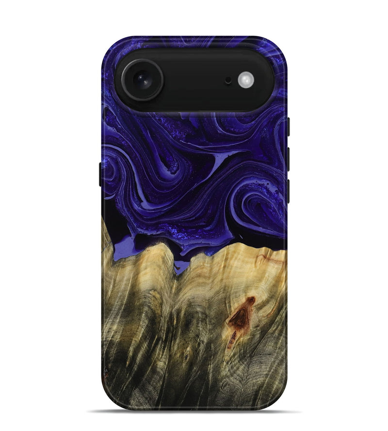 iPhone 17 Air Wood Live Edge Phone Case - Kenisha (Purple, 789252)