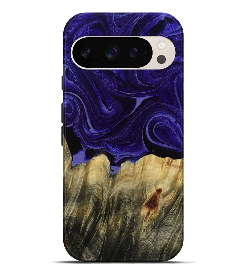 Pixel 10 Pro XL Wood Live Edge Phone Case - Kenisha (Purple, 789252)