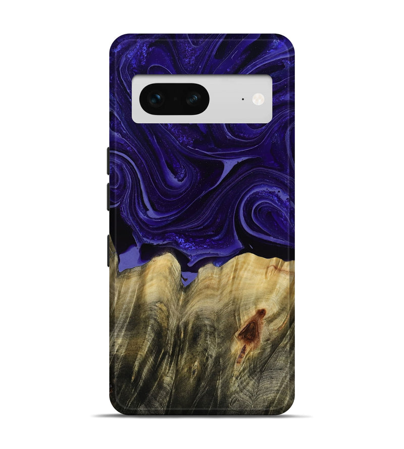 Pixel 7 Wood Live Edge Phone Case - Kenisha (Purple, 789252)