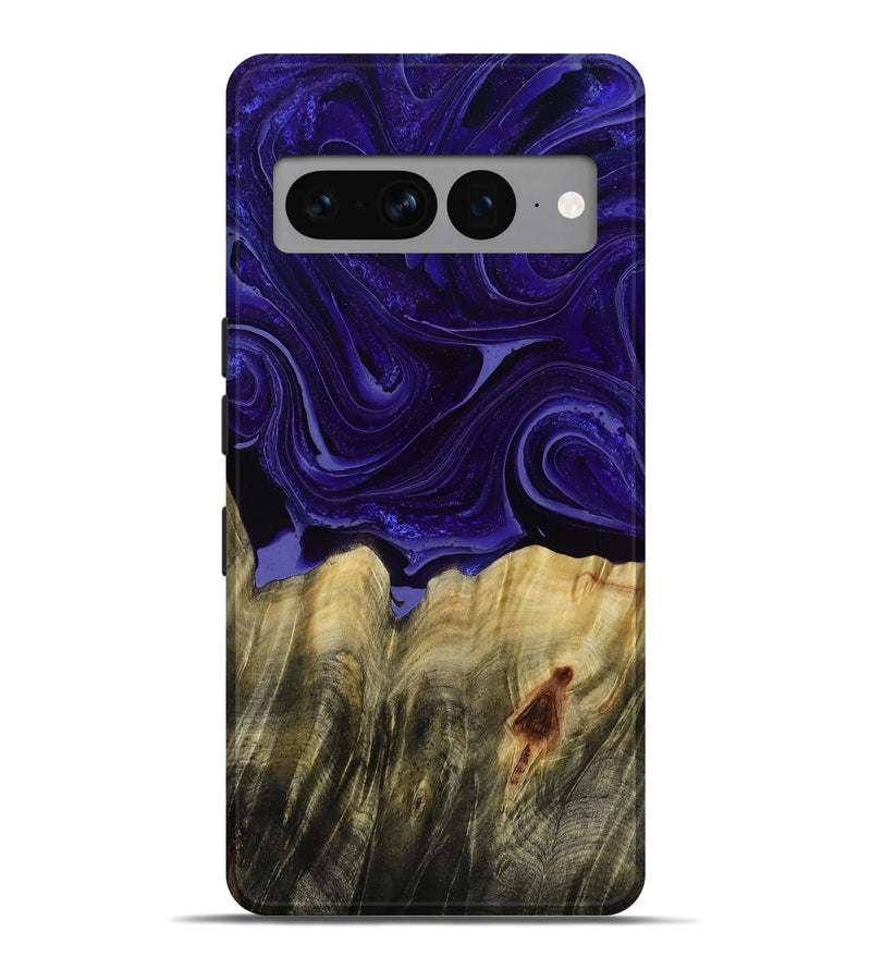 Pixel 7 Pro Wood Live Edge Phone Case - Kenisha (Purple, 789252)