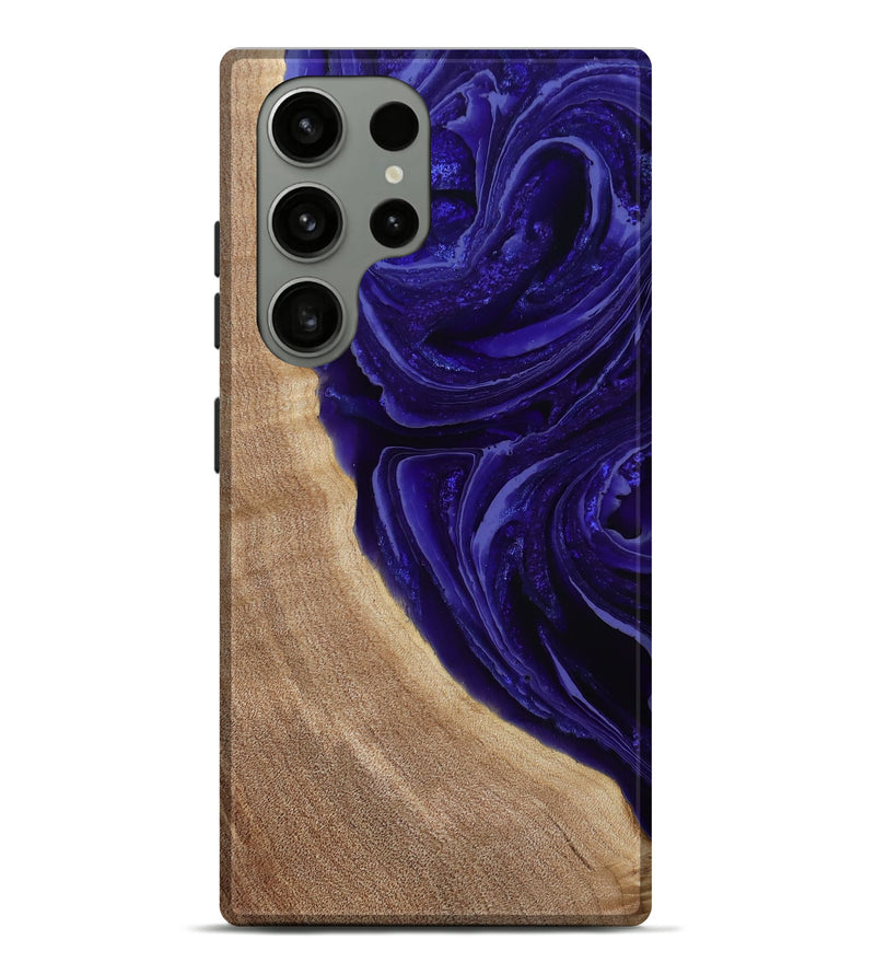 Galaxy S23 Ultra Wood Live Edge Phone Case - Foster (Purple, 789255)