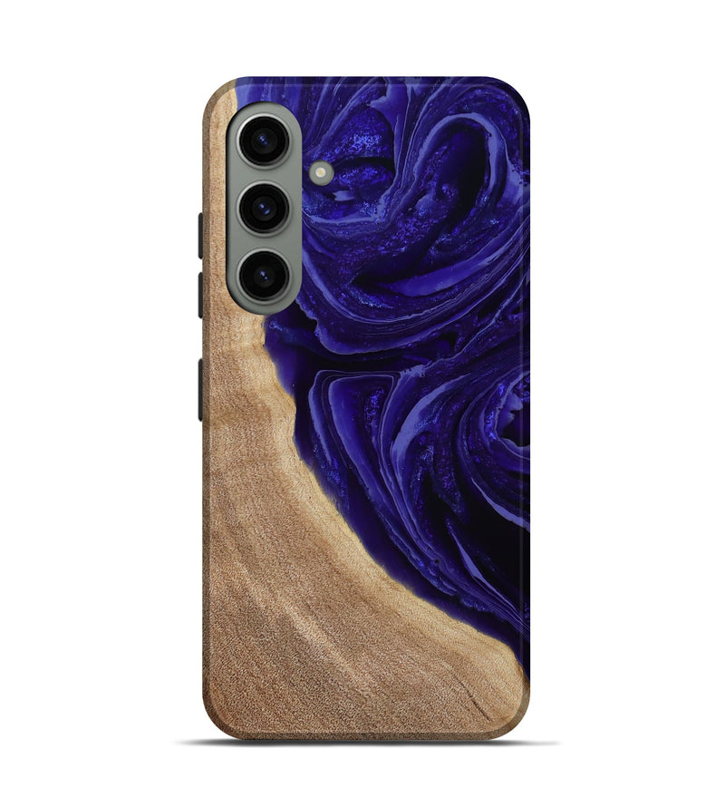 Galaxy S24 Wood Live Edge Phone Case - Foster (Purple, 789255)