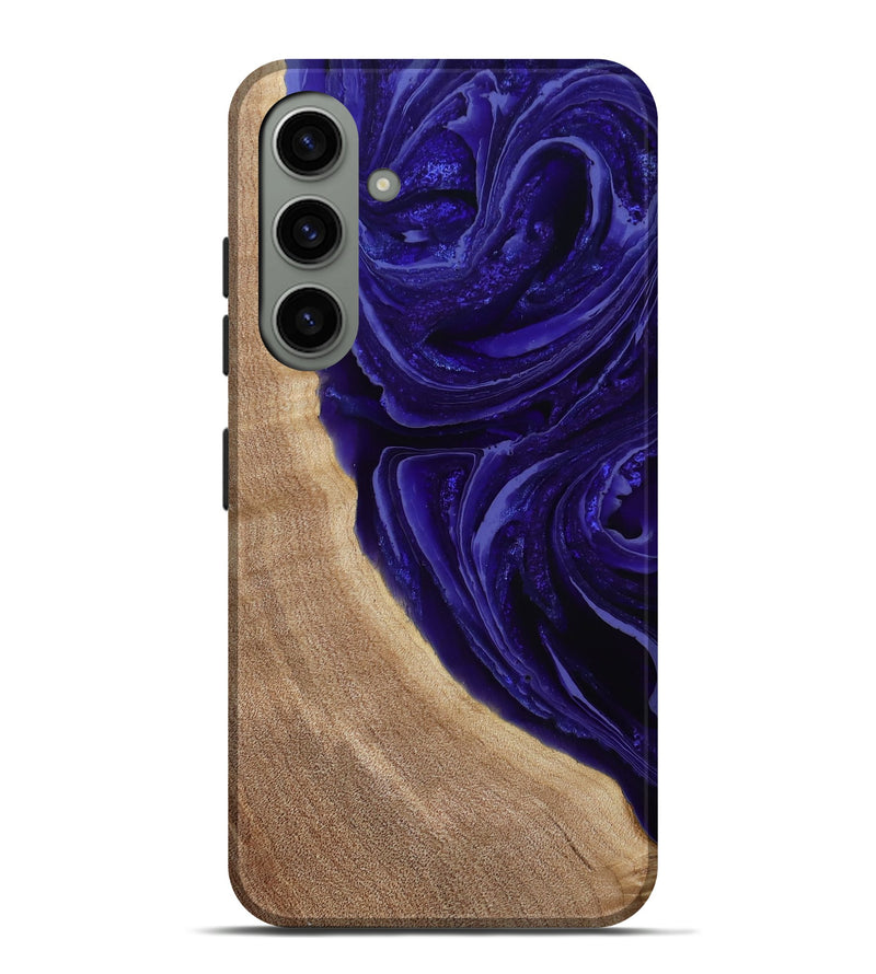 Galaxy S24 Plus Wood Live Edge Phone Case - Foster (Purple, 789255)