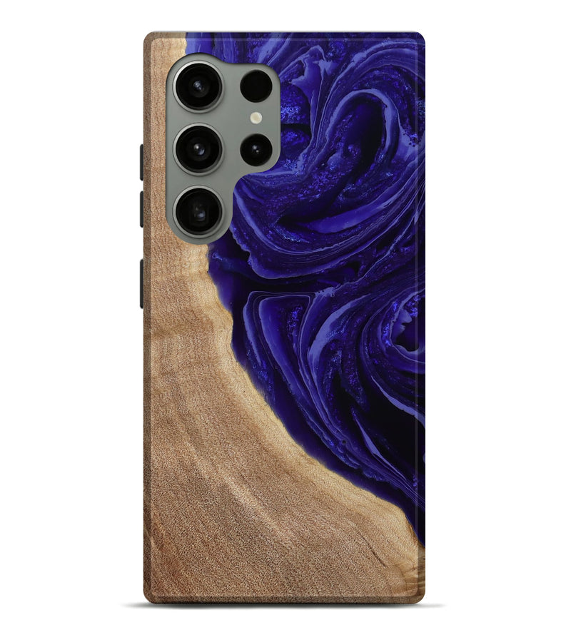 Galaxy S24 Ultra Wood Live Edge Phone Case - Foster (Purple, 789255)