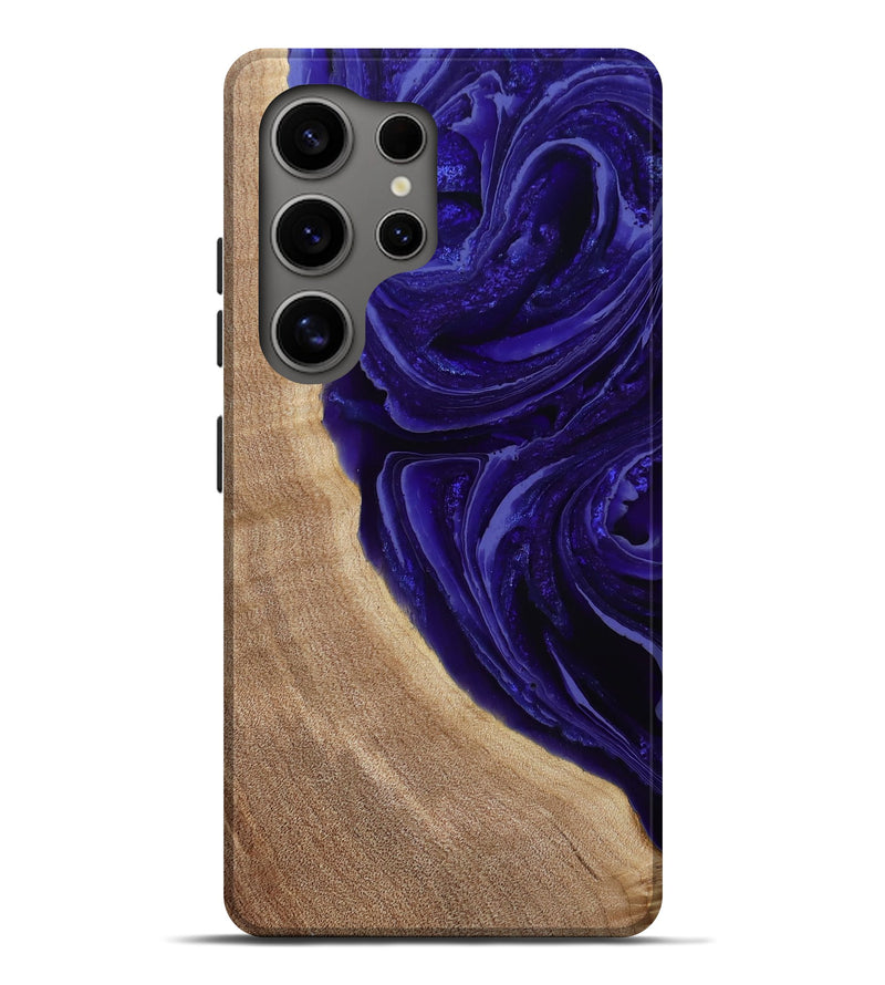 Galaxy S25 Ultra Wood Live Edge Phone Case - Foster (Purple, 789255)