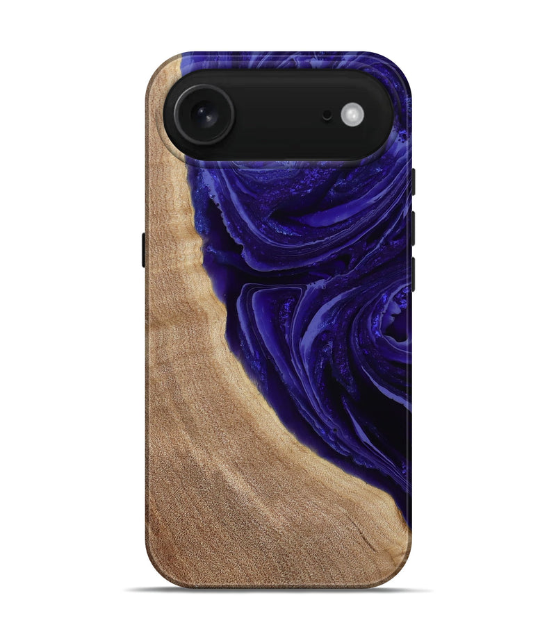 iPhone 17 Air Wood Live Edge Phone Case - Foster (Purple, 789255)