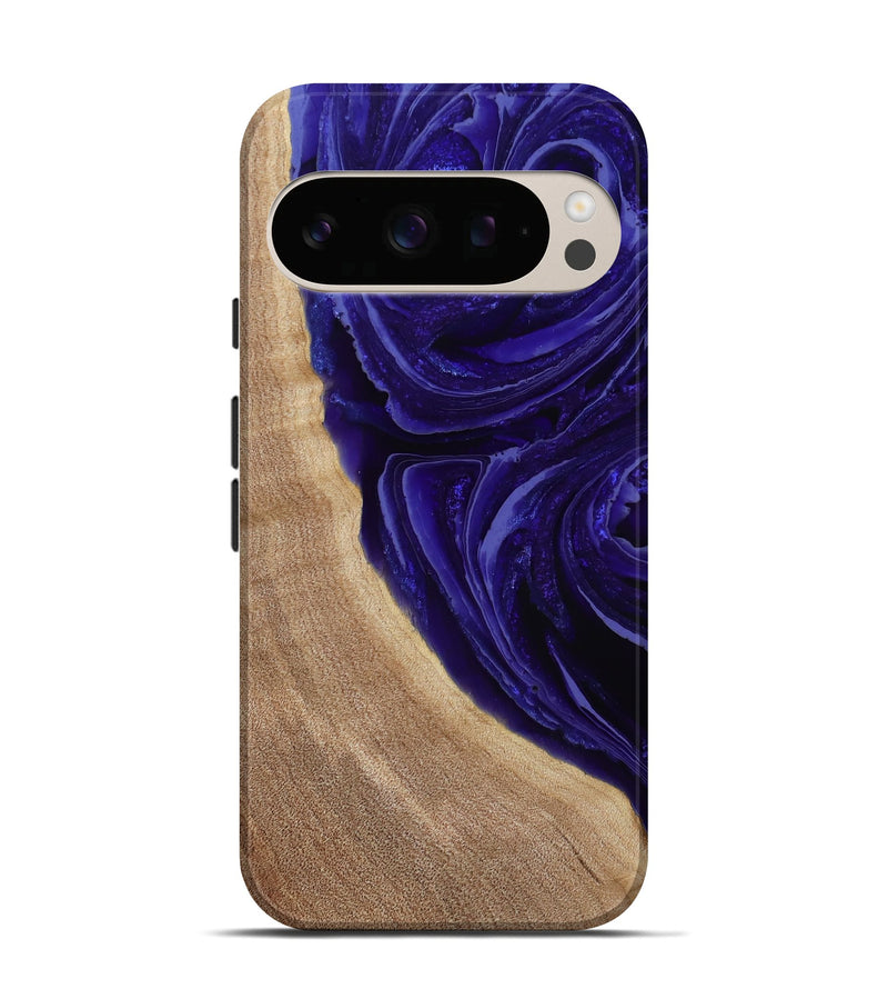 Pixel 10 Pro Wood Live Edge Phone Case - Foster (Purple, 789255)