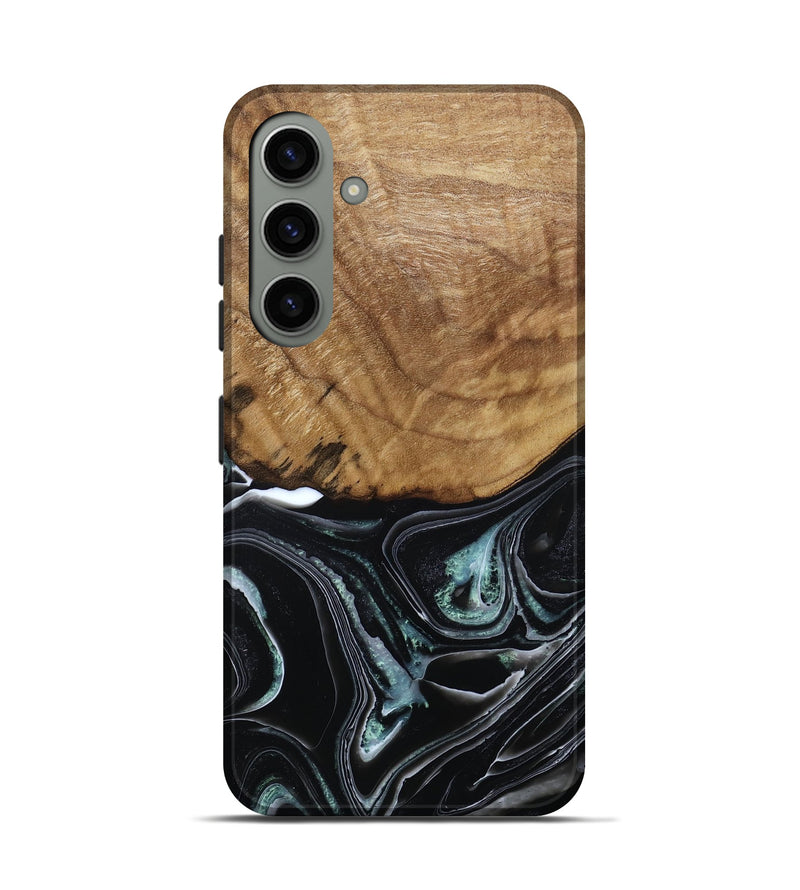 Galaxy S24 Wood Live Edge Phone Case - Manda (Green, 789276)