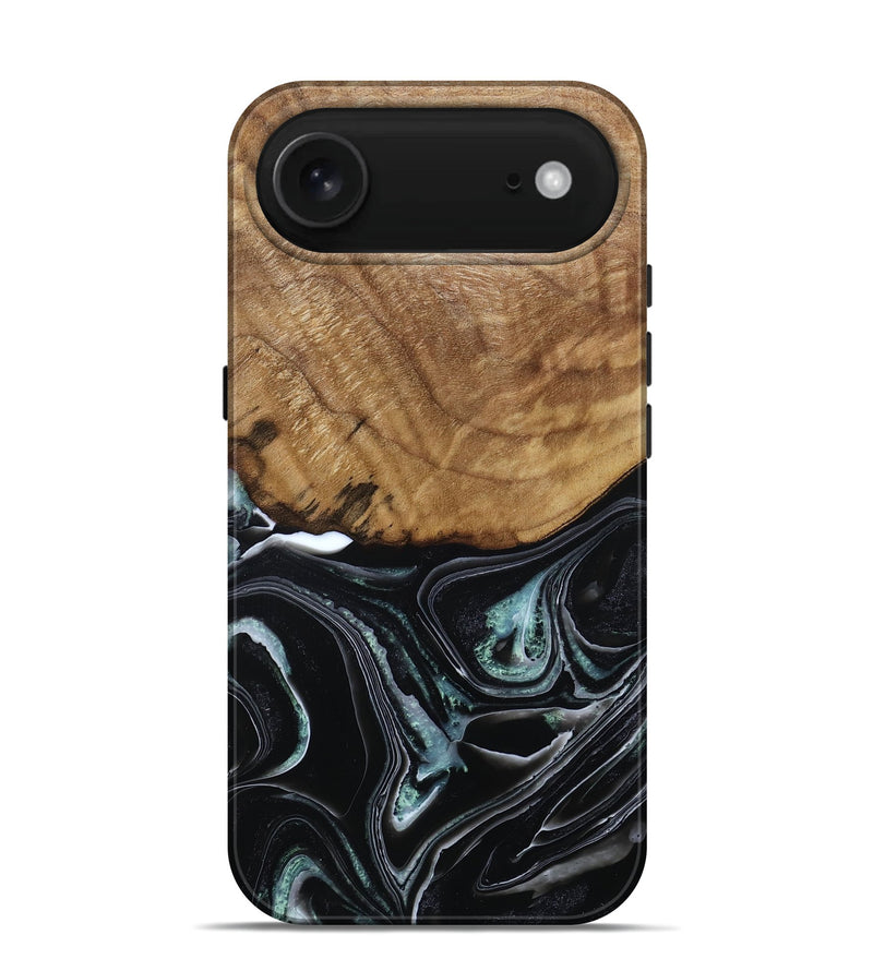 iPhone 17 Air Wood Live Edge Phone Case - Manda (Green, 789276)