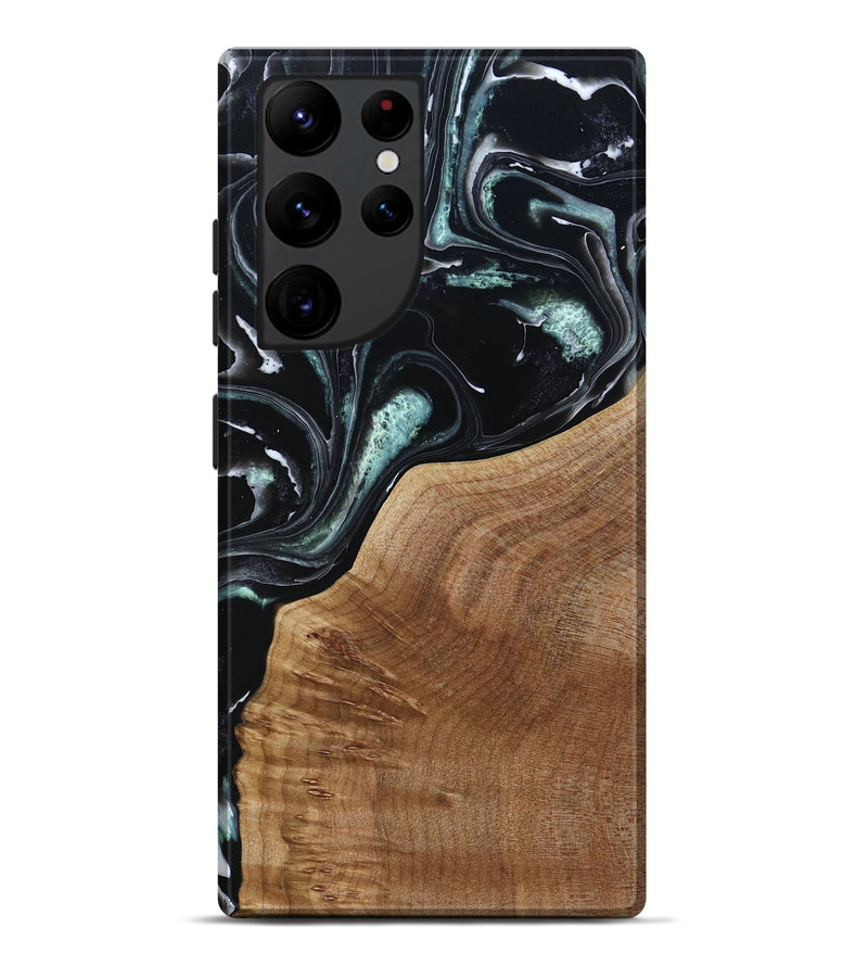 Galaxy S22 Ultra Wood Live Edge Phone Case - Shasta (Green, 789277)