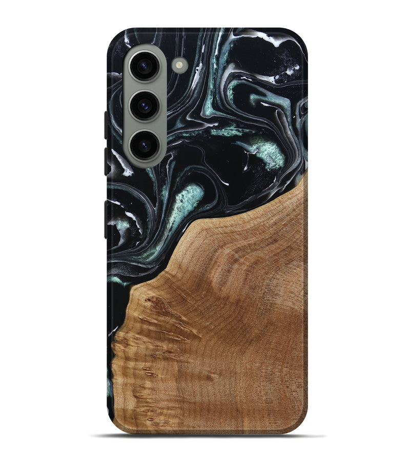Galaxy S23 Plus Wood Live Edge Phone Case - Shasta (Green, 789277)
