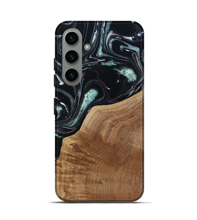 Galaxy S24 Wood Live Edge Phone Case - Shasta (Green, 789277)