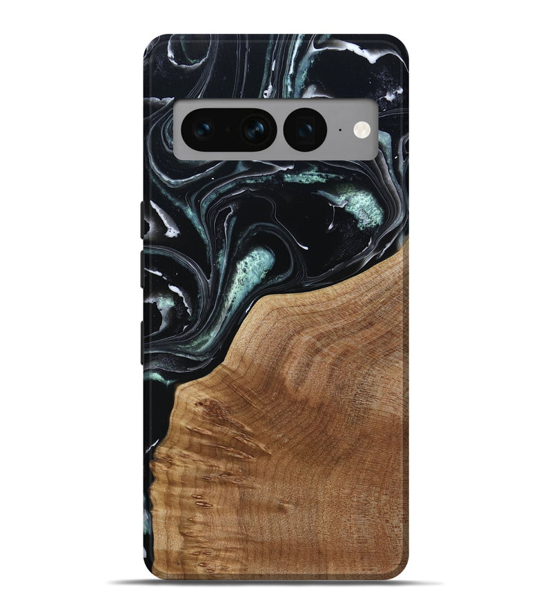 Pixel 7 Pro Wood Live Edge Phone Case - Shasta (Green, 789277)
