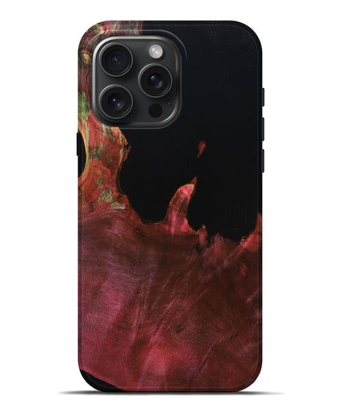 iPhone 16 Pro Max Wood Live Edge Phone Case - Myrta (Wood Burl, 789289)
