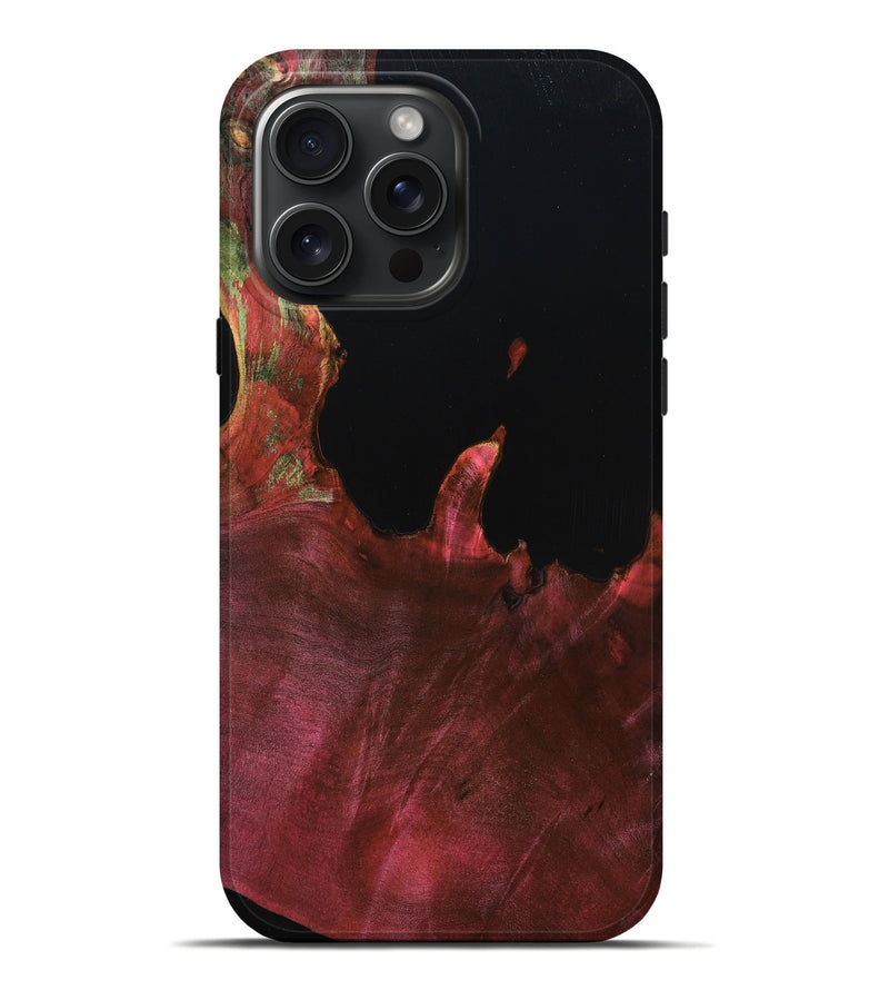 iPhone 16 Pro Max Wood Live Edge Phone Case - Myrta (Wood Burl, 789289)