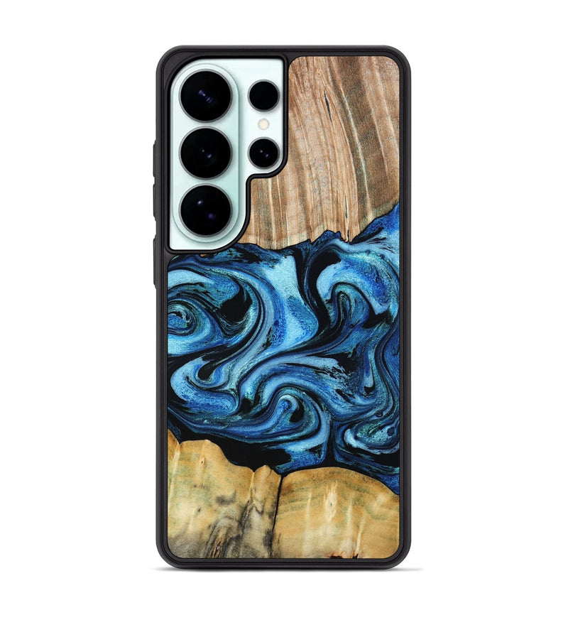 Galaxy S26 Ultra Wood Phone Case - Marylou (Blue, 789334)