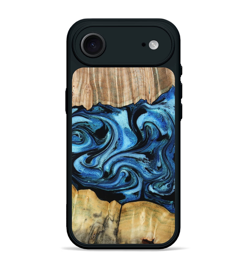 iPhone 17 Air Wood Phone Case - Marylou (Blue, 789334)