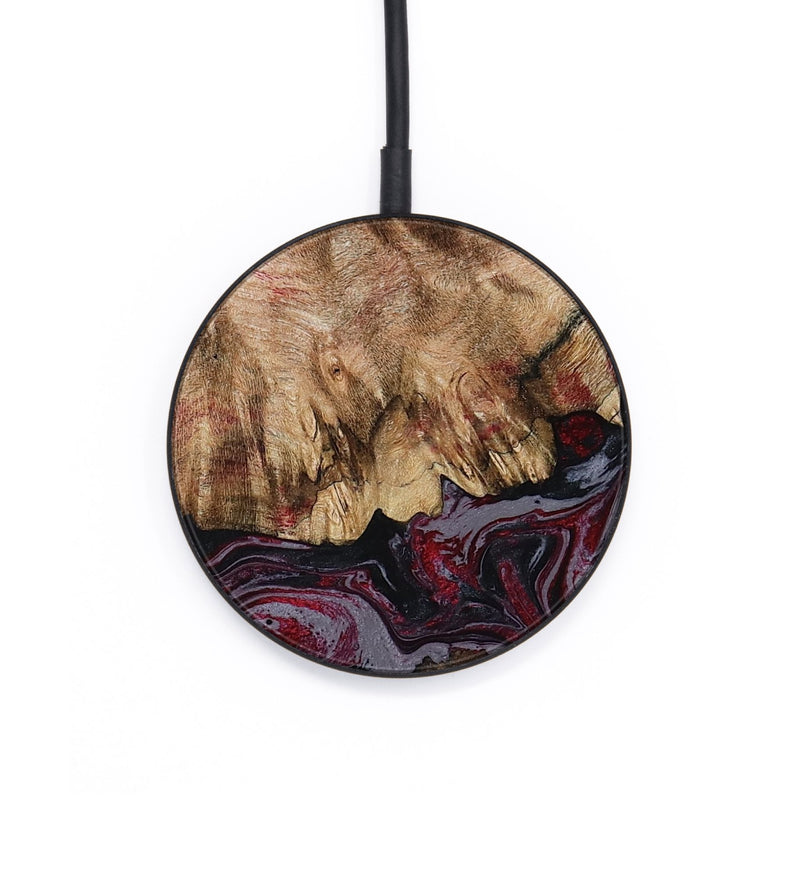Circle Wood Wireless Charger - Durward (Red, 789357)