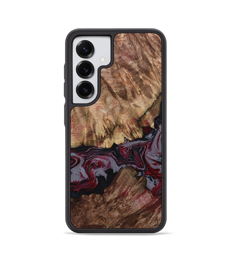 Galaxy S25 Wood Phone Case - Durward (Red, 789357)