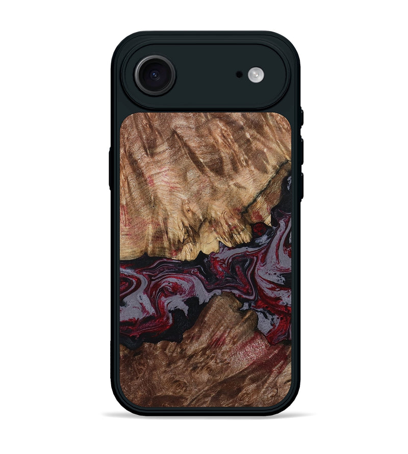 iPhone 17 Air Wood Phone Case - Durward (Red, 789357)