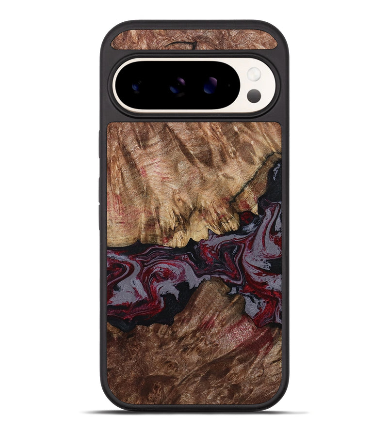 Pixel 10 Pro XL Wood Phone Case - Durward (Red, 789357)