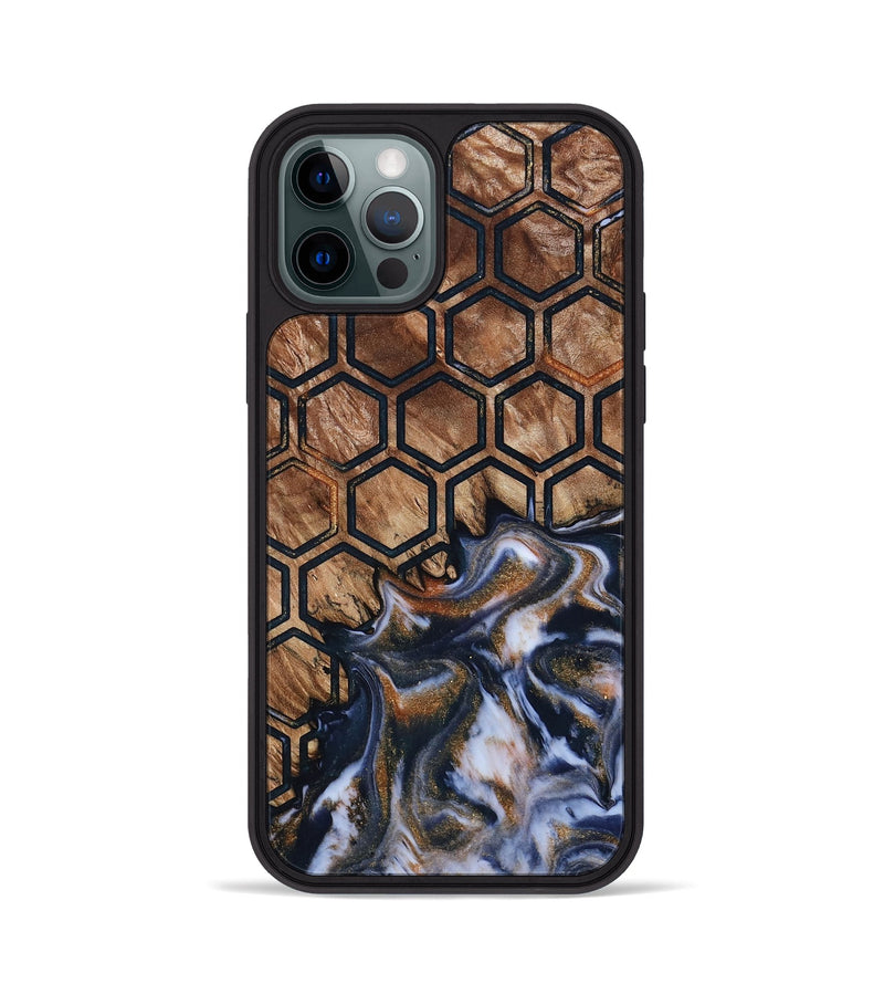 iPhone 12 Pro Wood Phone Case - Estelle (Pattern, 789383)