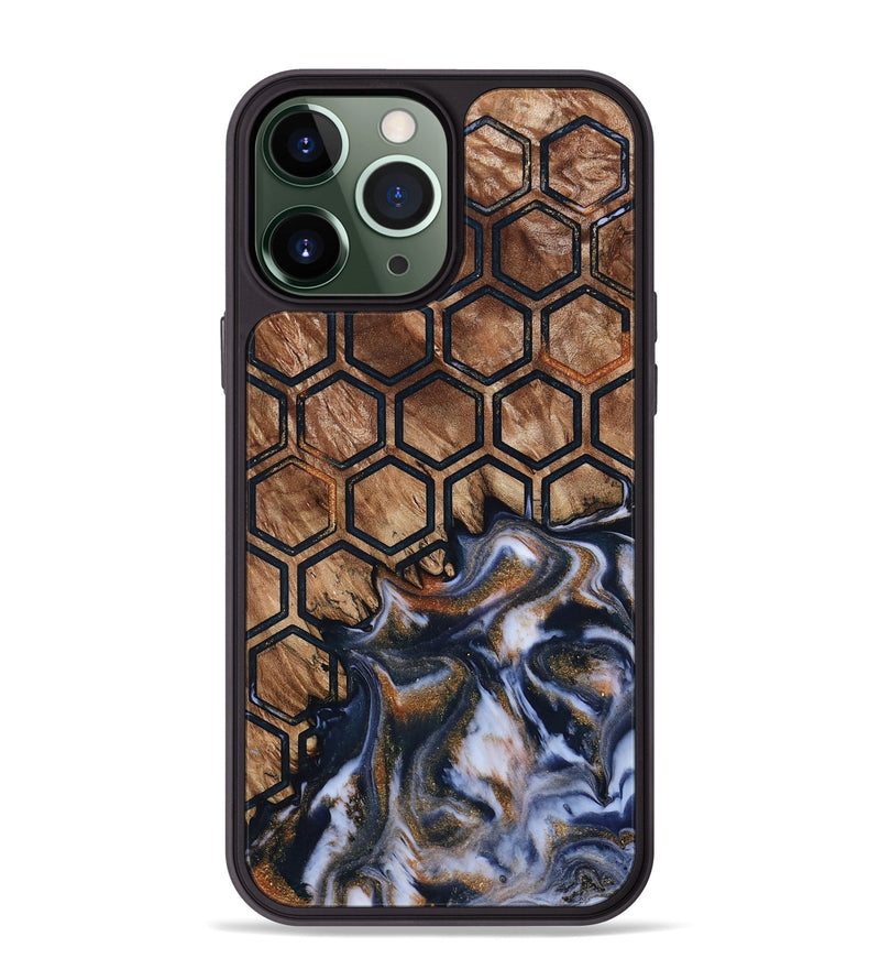 iPhone 13 Pro Max Wood Phone Case - Estelle (Pattern, 789383)