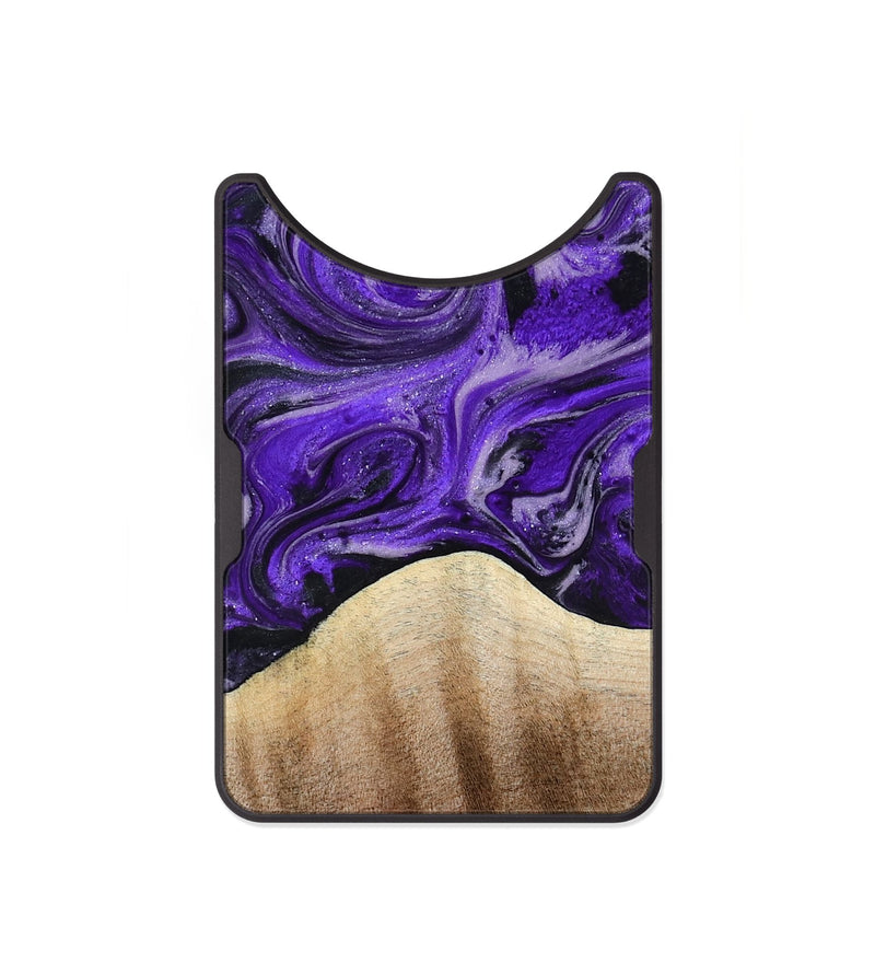 Alloy Wood Wallet - Emerald (Purple, 789410)