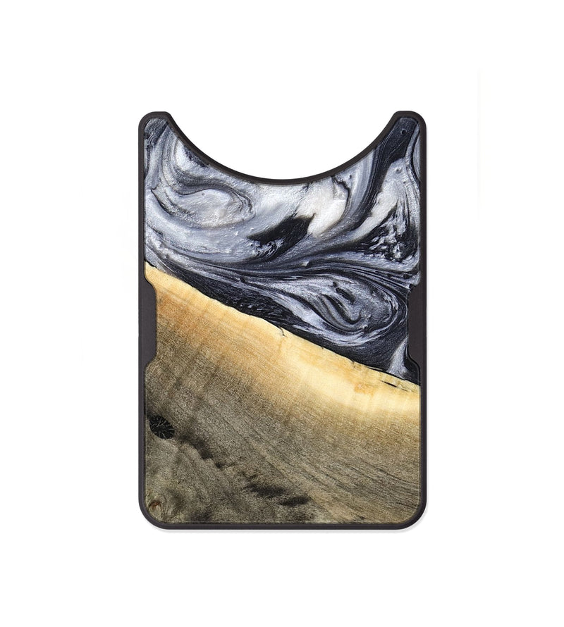 Alloy Wood Wallet - Akeelah (Black & White, 789415)