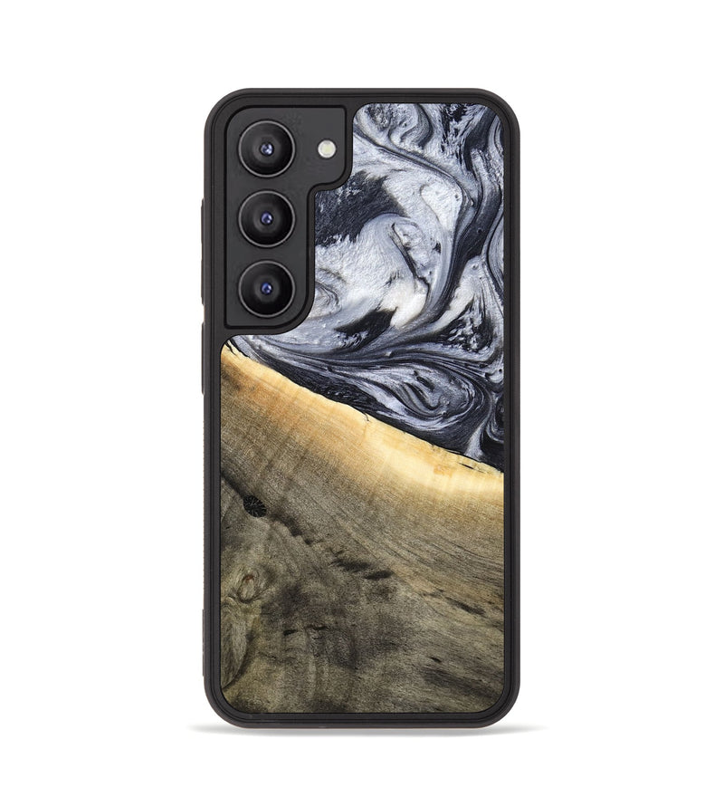 Galaxy S23 Wood Phone Case - Akeelah (Black & White, 789415)