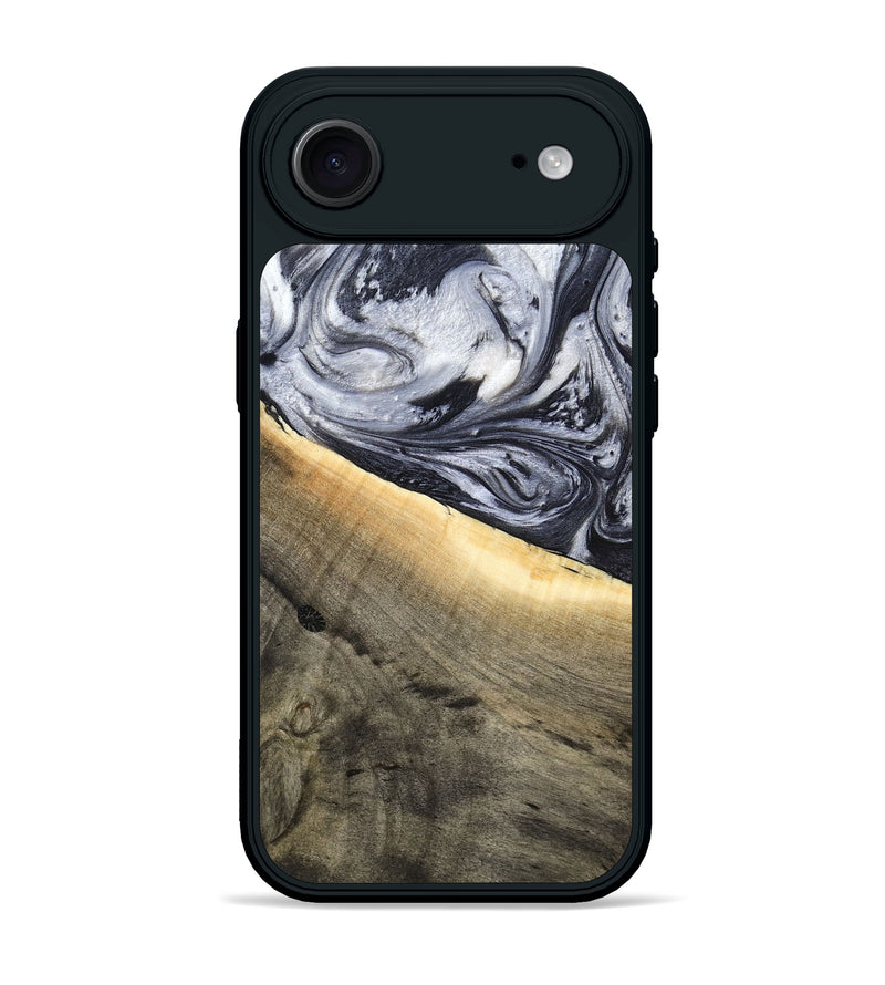 iPhone 17 Air Wood Phone Case - Akeelah (Black & White, 789415)