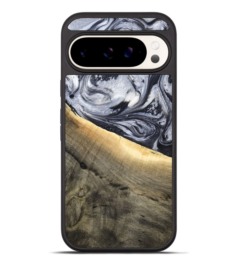 Pixel 10 Pro XL Wood Phone Case - Akeelah (Black & White, 789415)