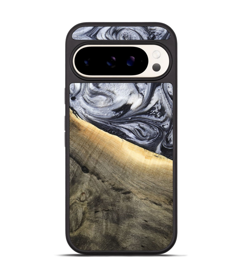Pixel 9 Wood Phone Case - Akeelah (Black & White, 789415)