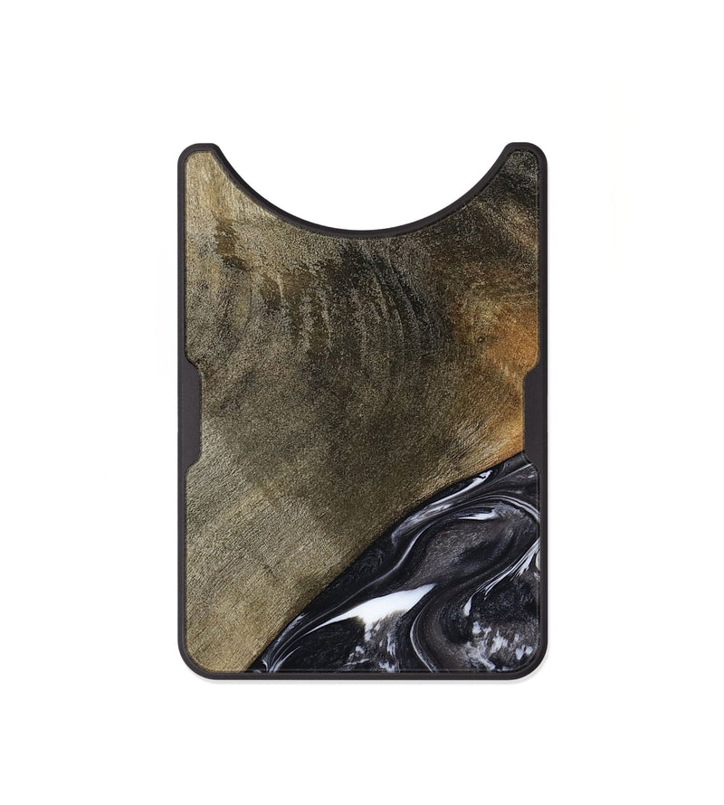 Alloy Wood Wallet - Ariya (Black & White, 789418)