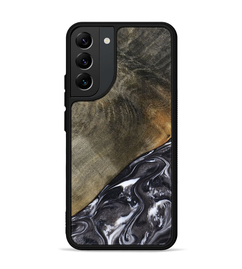 Galaxy S22 Plus Wood Phone Case - Ariya (Black & White, 789418)