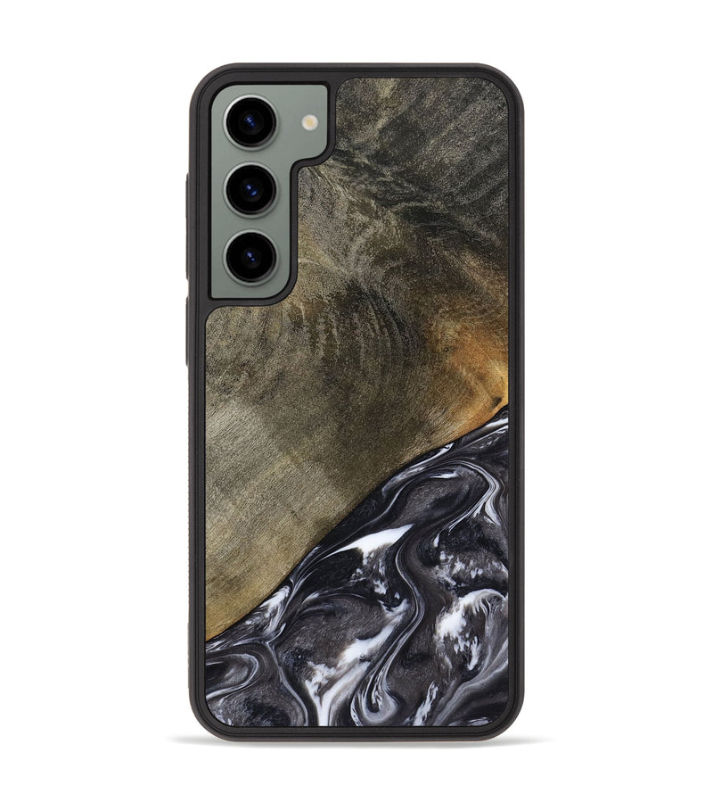 Galaxy S23 Plus Wood Phone Case - Ariya (Black & White, 789418)