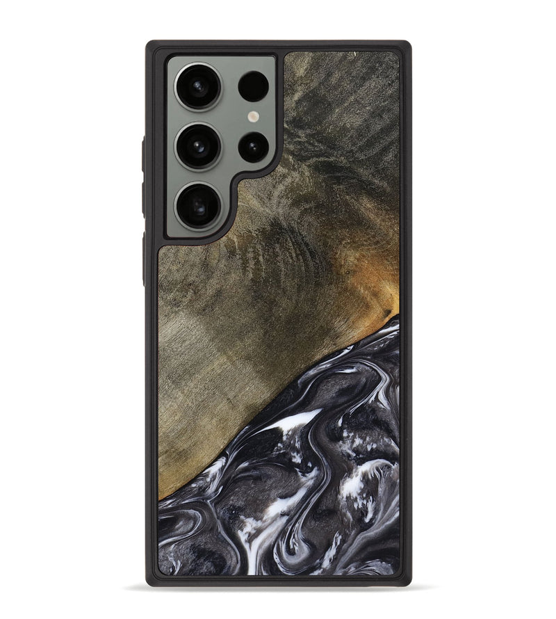 Galaxy S23 Ultra Wood Phone Case - Ariya (Black & White, 789418)