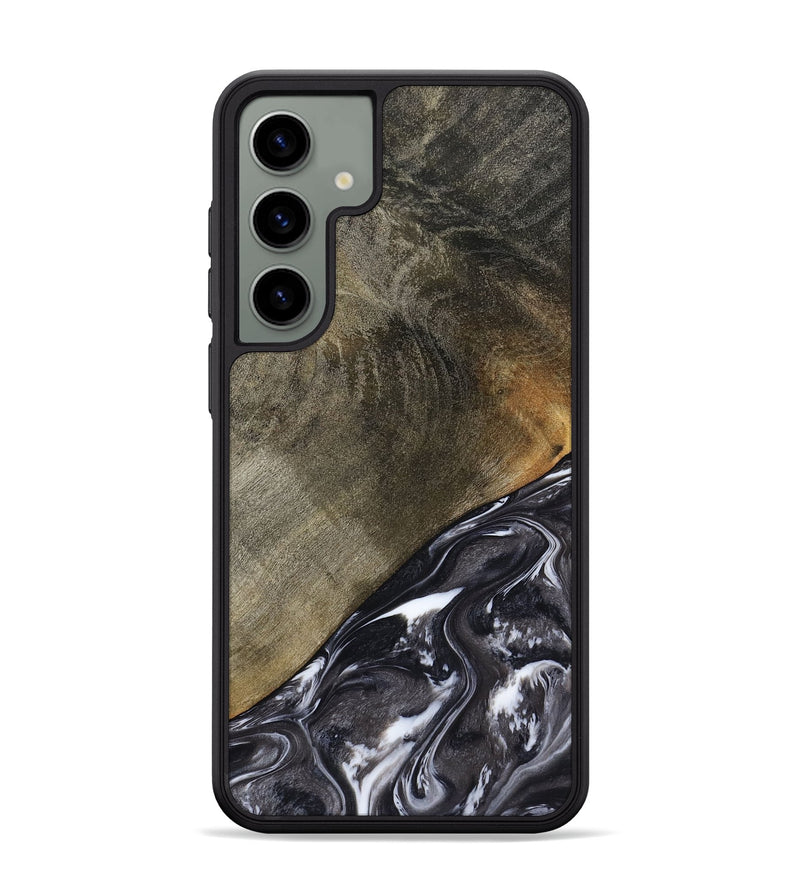 Galaxy S24 Plus Wood Phone Case - Ariya (Black & White, 789418)