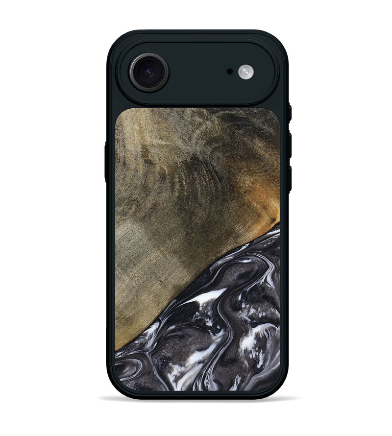 iPhone 17 Air Wood Phone Case - Ariya (Black & White, 789418)