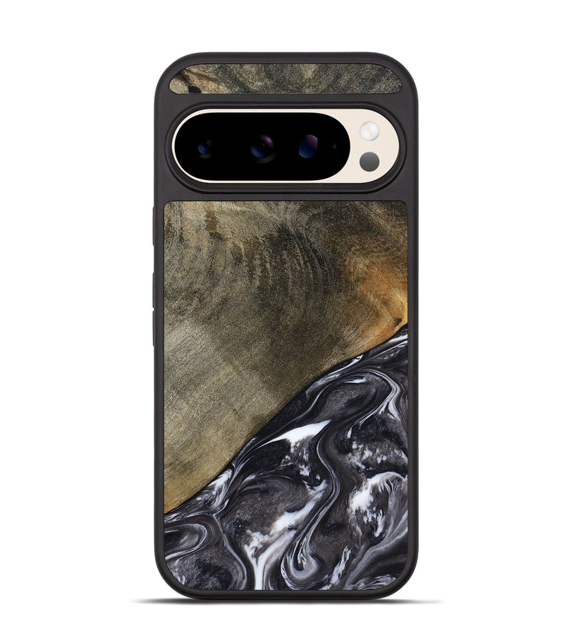 Pixel 10 Wood Phone Case - Ariya (Black & White, 789418)