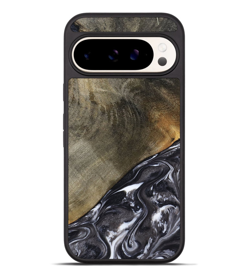 Pixel 9 Pro XL Wood Phone Case - Ariya (Black & White, 789418)