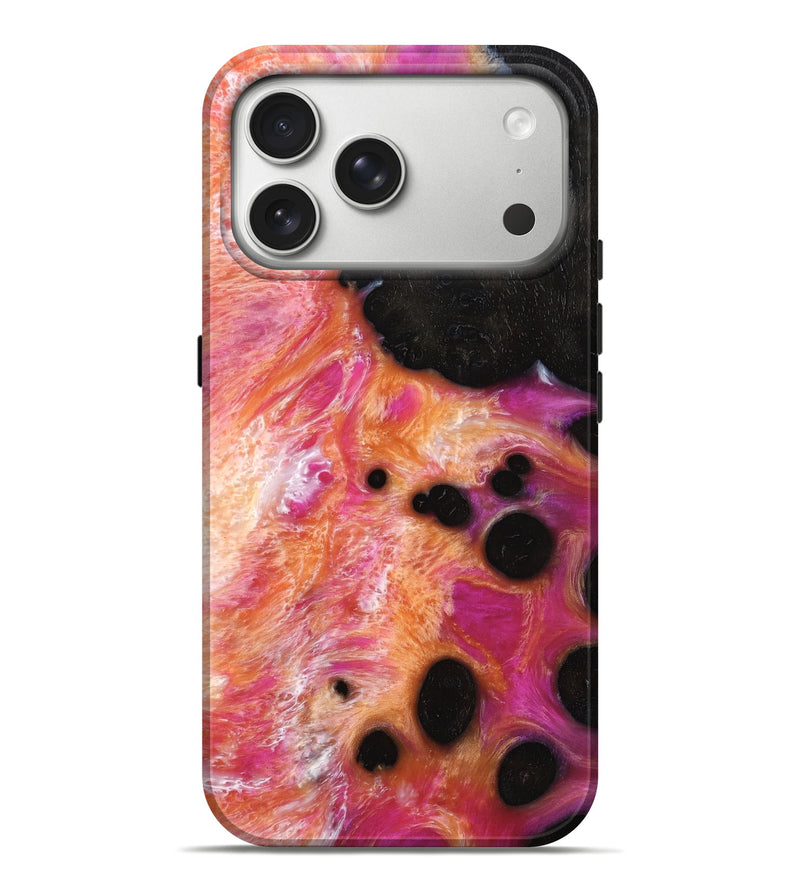 iPhone 17 Pro Max Wood Live Edge Phone Case - Lydia (Ombre, 789618)