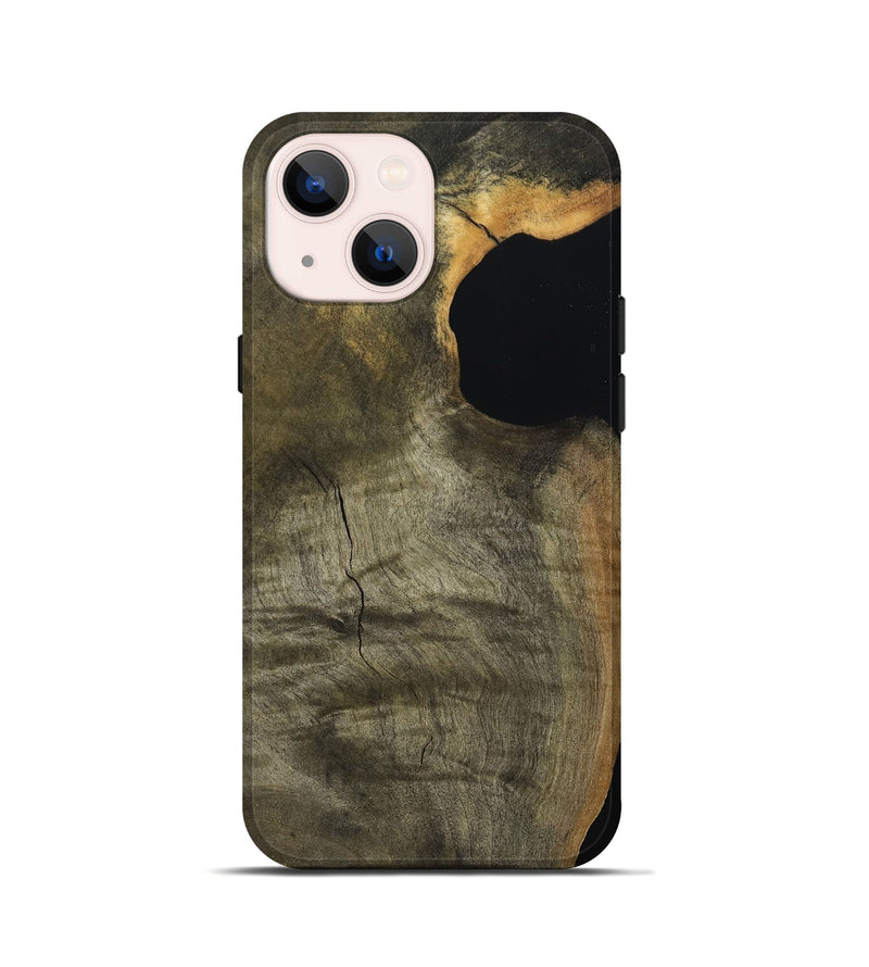 iPhone 13 mini Wood Live Edge Phone Case - Cailyn (Wood Burl, 789643)
