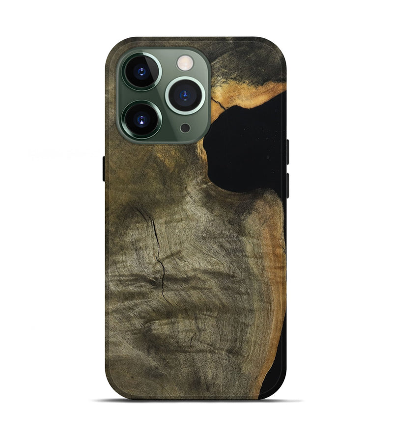 iPhone 13 Pro Wood Live Edge Phone Case - Cailyn (Wood Burl, 789643)