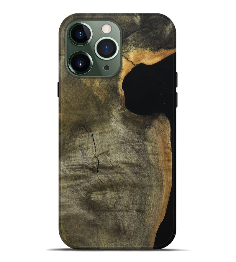 iPhone 13 Pro Max Wood Live Edge Phone Case - Cailyn (Wood Burl, 789643)