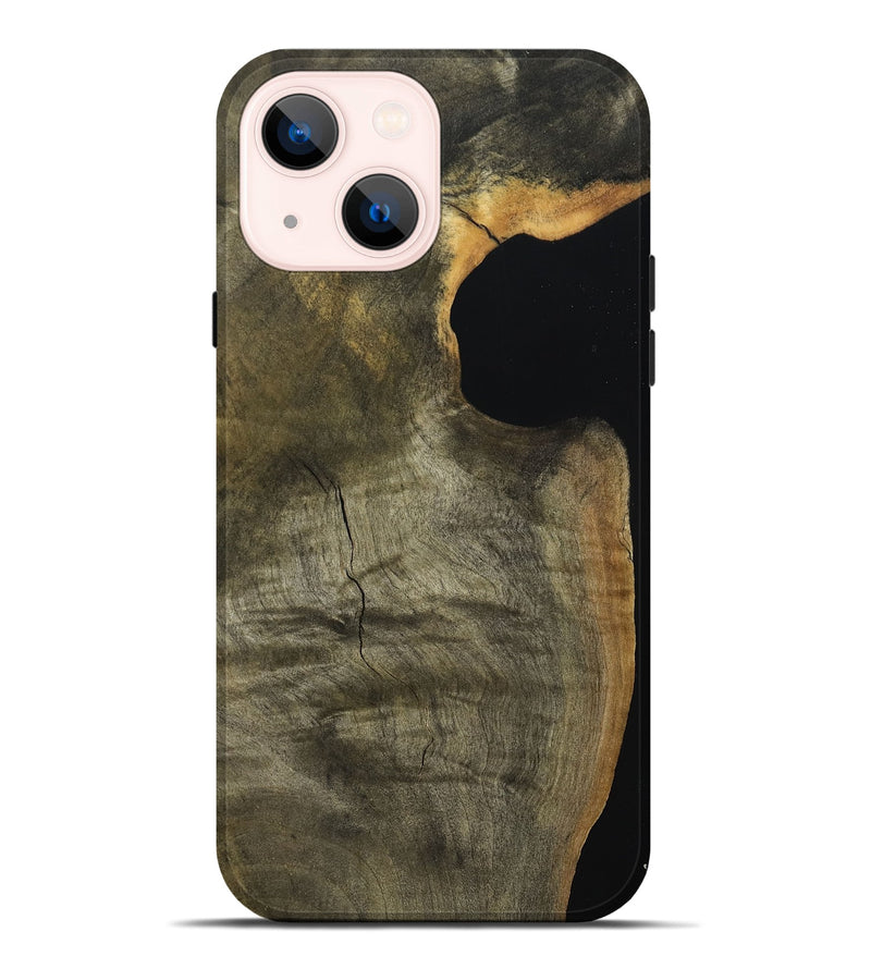 iPhone 14 Plus Wood Live Edge Phone Case - Cailyn (Wood Burl, 789643)